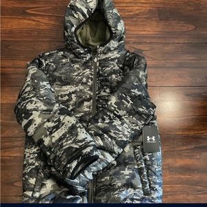 Boys M Under Armour Coat NWT